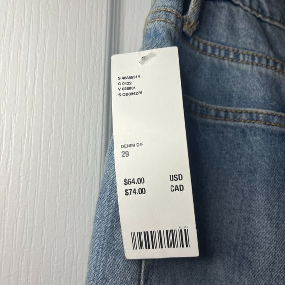 (NWT) BDG High-Waisted Slim Straight Jeans Size 29/27 - Picture 3 of 3